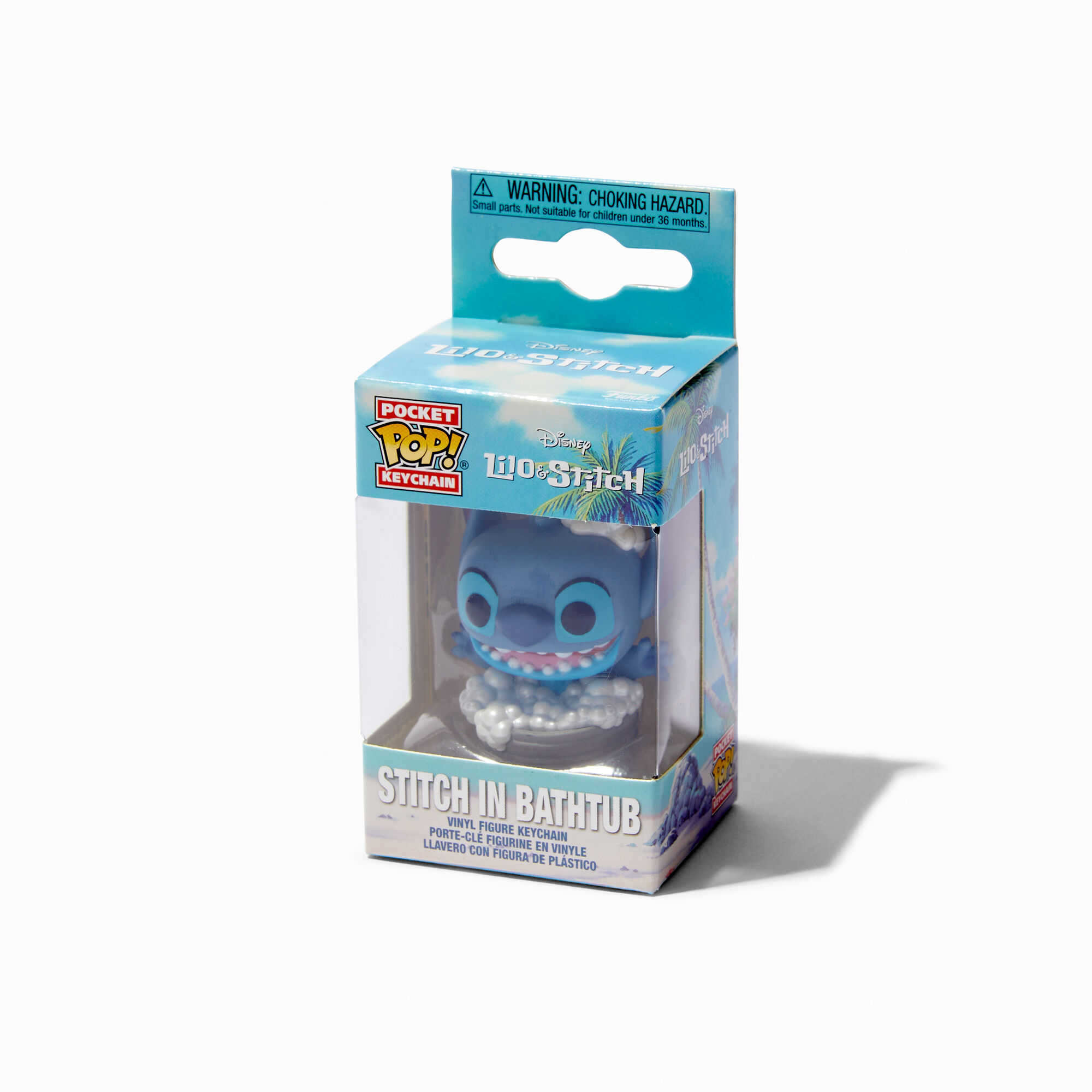 View Claires Funko Pop Keychain Disney Stitch Vinyl Figure information