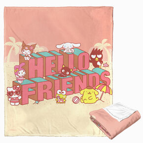 Hello Kitty&reg; Beach Friends Silk Touch Throw Blanket &#40;ds&#41;,