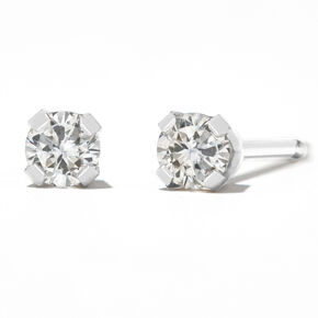 Round Diamond Stud Earrings 1/5 ct. tw. 14k White Gold,
