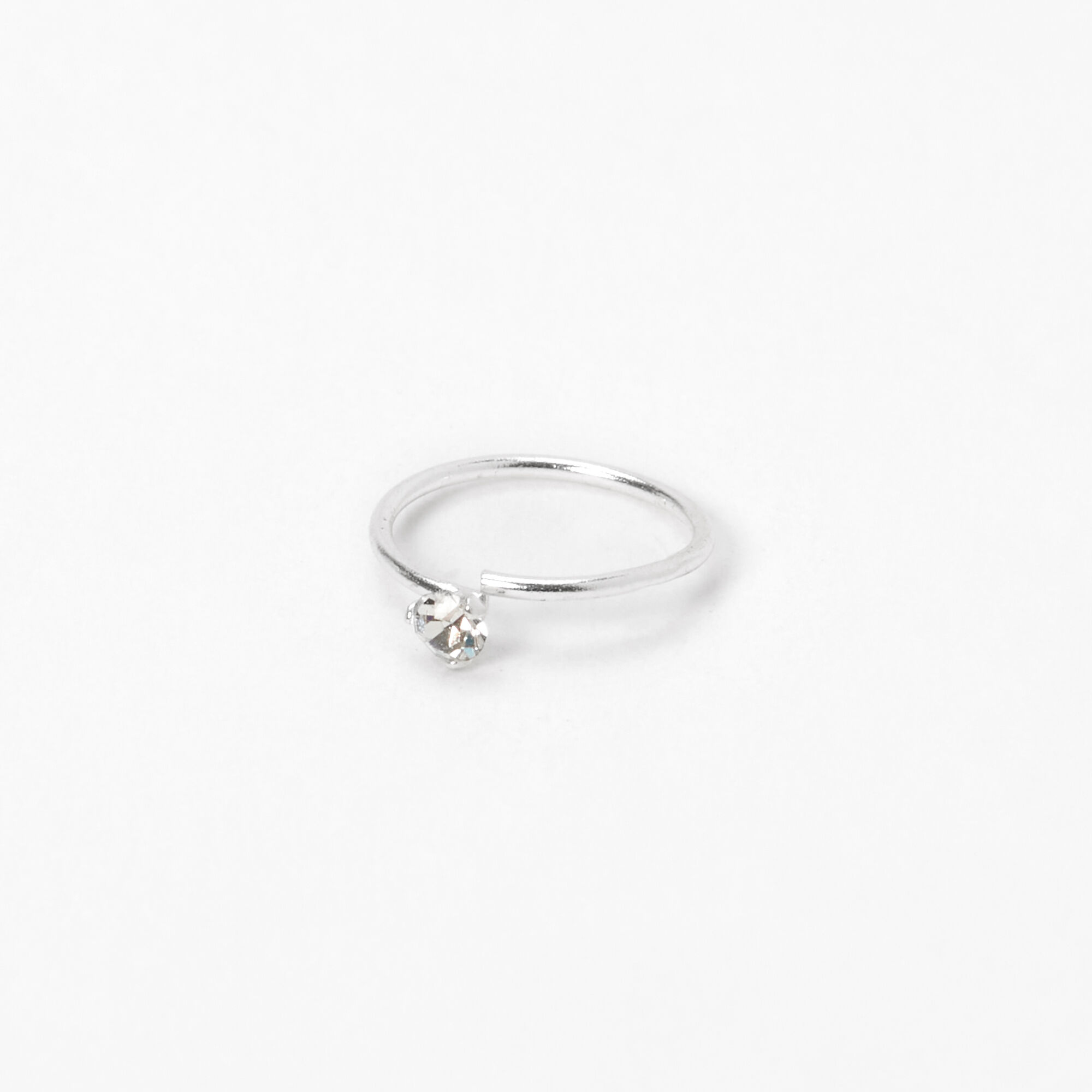 Open stone nose ring sale