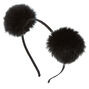 Pom Pom Ears Headband - Black,