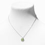 St. Patrick&#39;s Day Gemstone Sharmrocks Necklace &amp; Earring Set - 2 Pack,