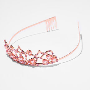 Claire&#39;s Club Pink Pearl Tiara,