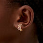 Crystal Cat Clip-On Earrings,
