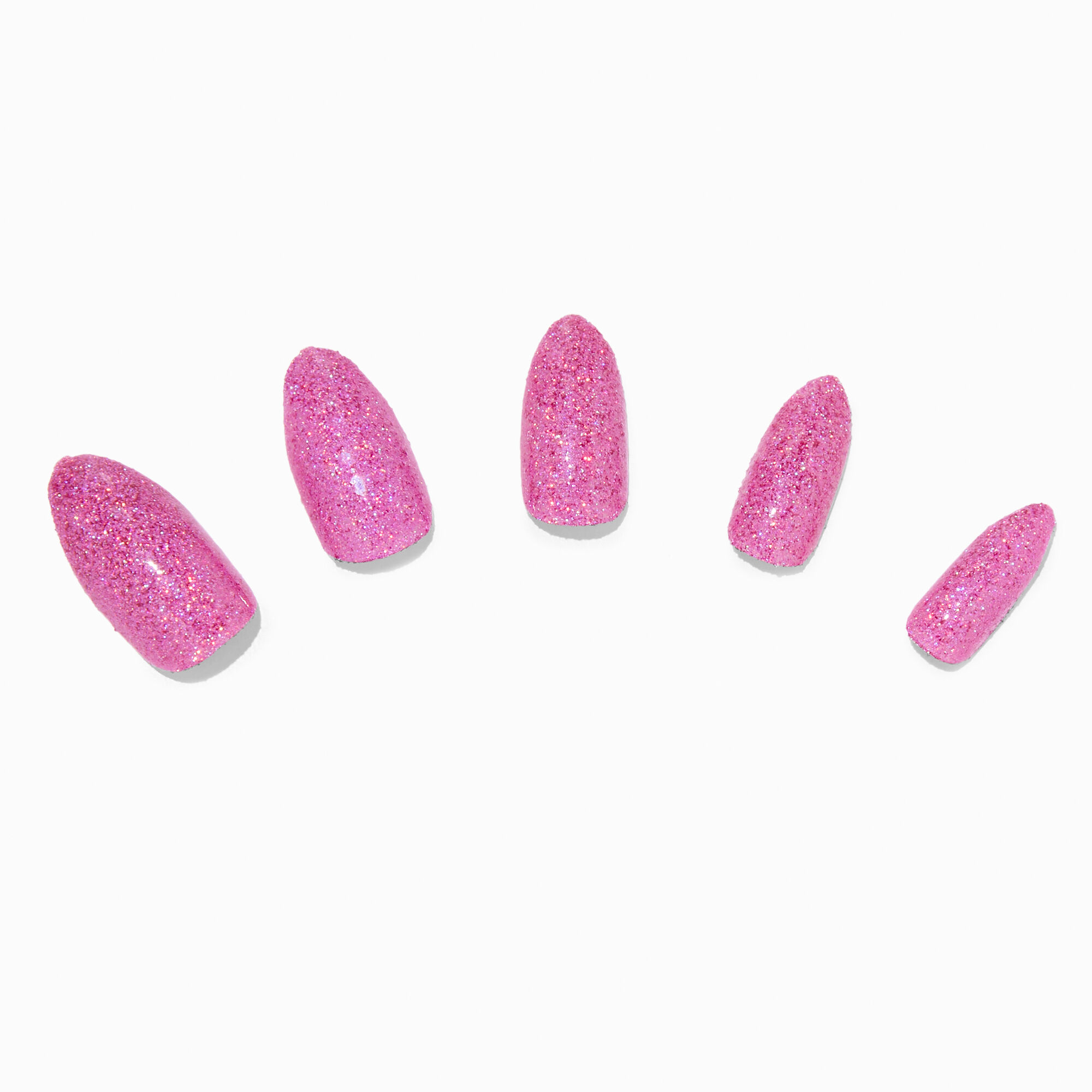 Holographic Purple Gel Stiletto Vegan Faux Nail Set - 24 Pack,