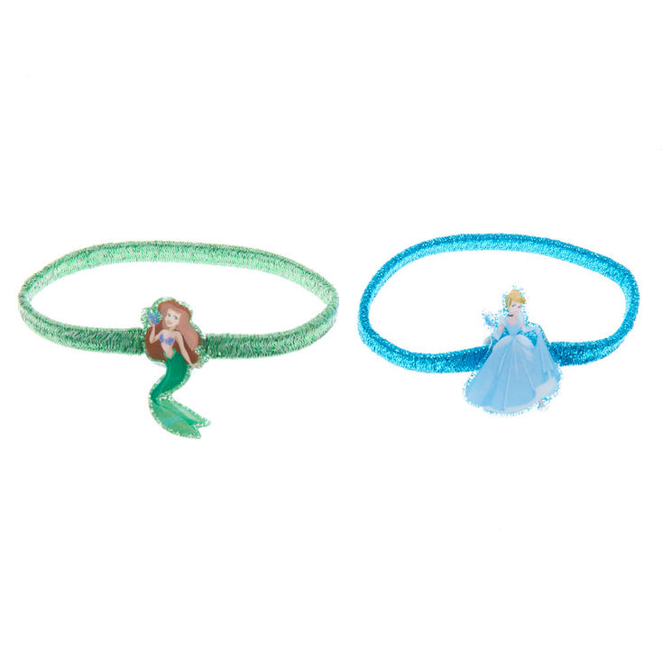 &Eacute;lastiques &agrave; cheveux &agrave; paillettes &reg;Disney Princess - Lot de 6,