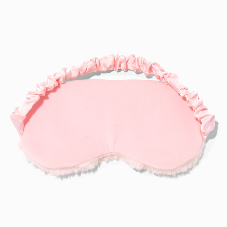 Blush Metallic Eyelash Furry Sleeping Mask,