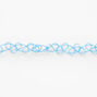 Celestial Icons Tattoo Choker Necklace - Blue,