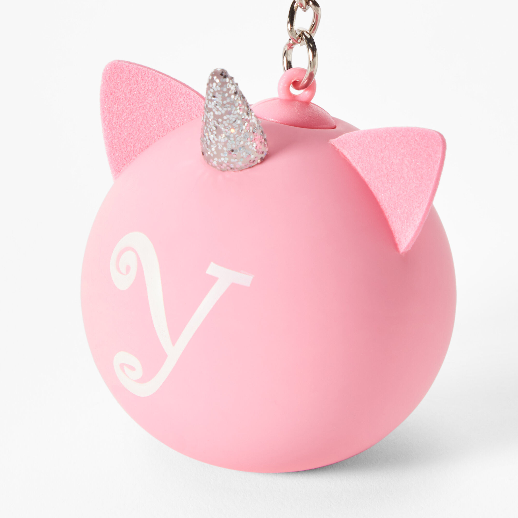 Initial Unicorn Stress Ball Keyring - Y,