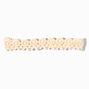 Thin Natural Crochet Headwrap,