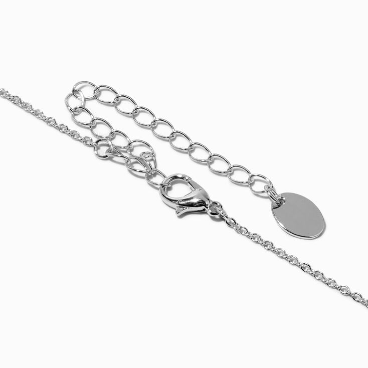 Silver Heart Pendant Necklace,