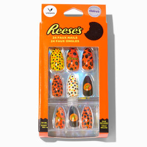 Hershey&#39;s&reg; Reese&#39;s&reg; Claire&#39;s Exclusive Stiletto Vegan Faux Nail Set - 24 Pack,