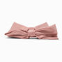 Blush Pink Silky Knotted Bow Headband,