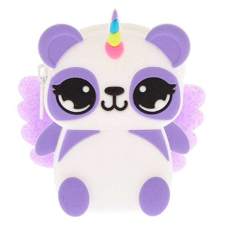 Claire's Porte-monnaie en silicone Charlie le panda