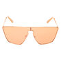 Shield Sunglasses - Rose Gold,