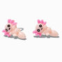 Clous d&#39;oreilles axolotls roses,