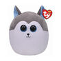 Ty&reg; Squish-A-Boo Slush the Grey Husky Soft Toy,