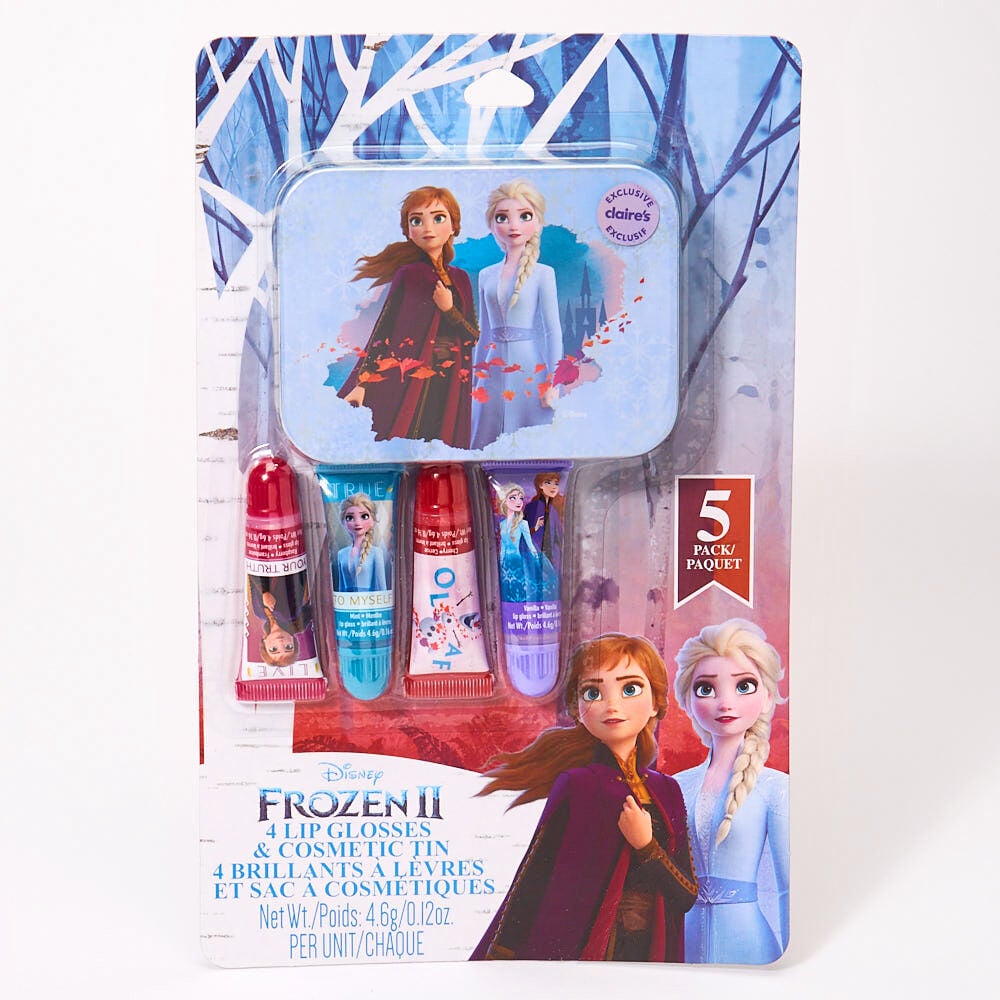 ©Disney Frozen 2 Lip Gloss & Cosmetic Tin - 5 Pack,