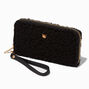 Golden Bear Black Sherpa Wristlet,