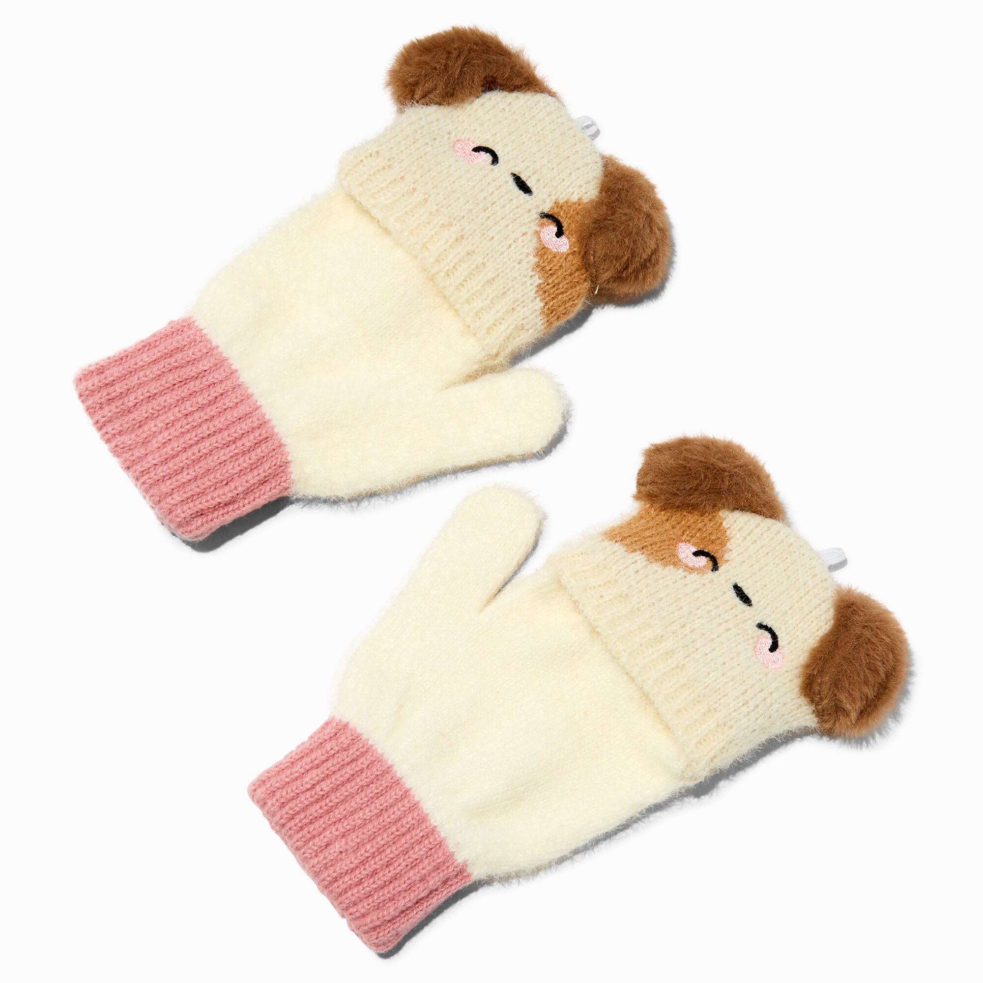 Claire's Club Puppy Convertible Gloves,