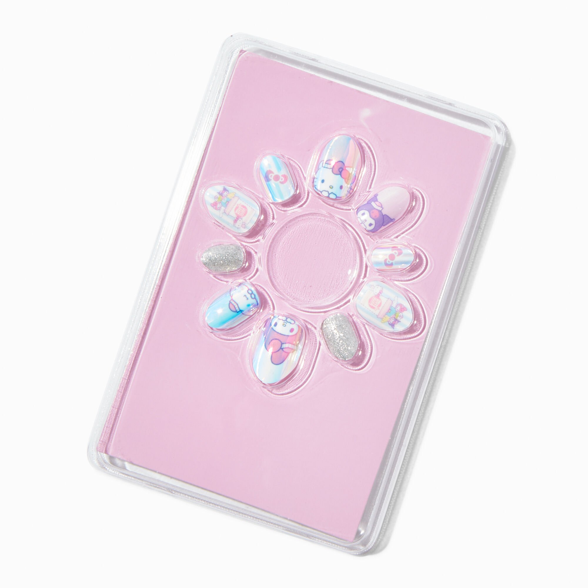 Hello Kitty® And Friends Claire's Exclusive Snack Shop Stiletto Press On Faux Nails - 20 Pack,
