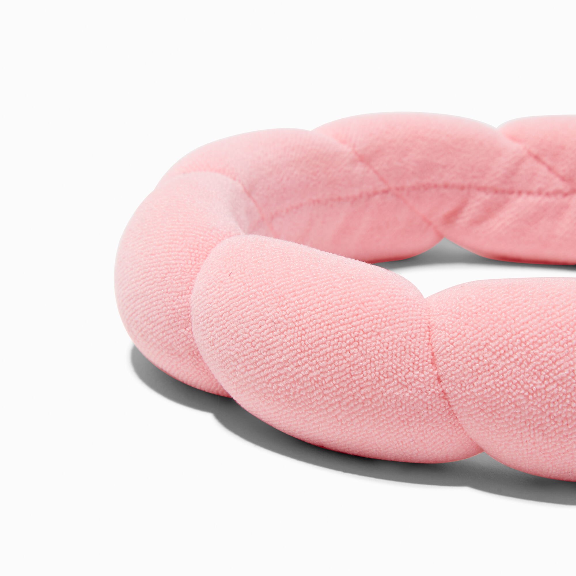 Pink Puffy Spa Headband,