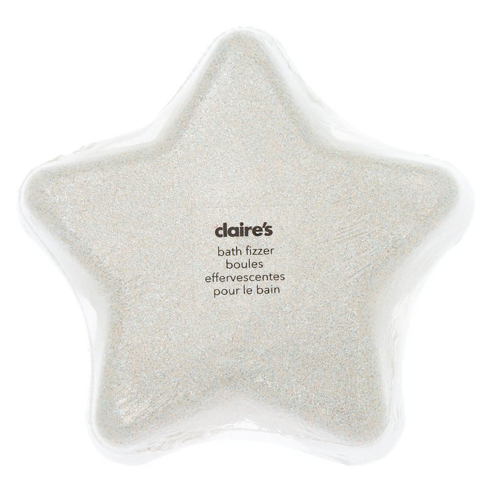 Shimmer Star Scented Bath Bomb - Silver,