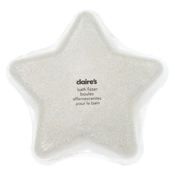 Shimmer Star Scented Bath Bomb - Silver,