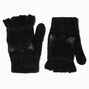 Black Cat Convertible Gloves,