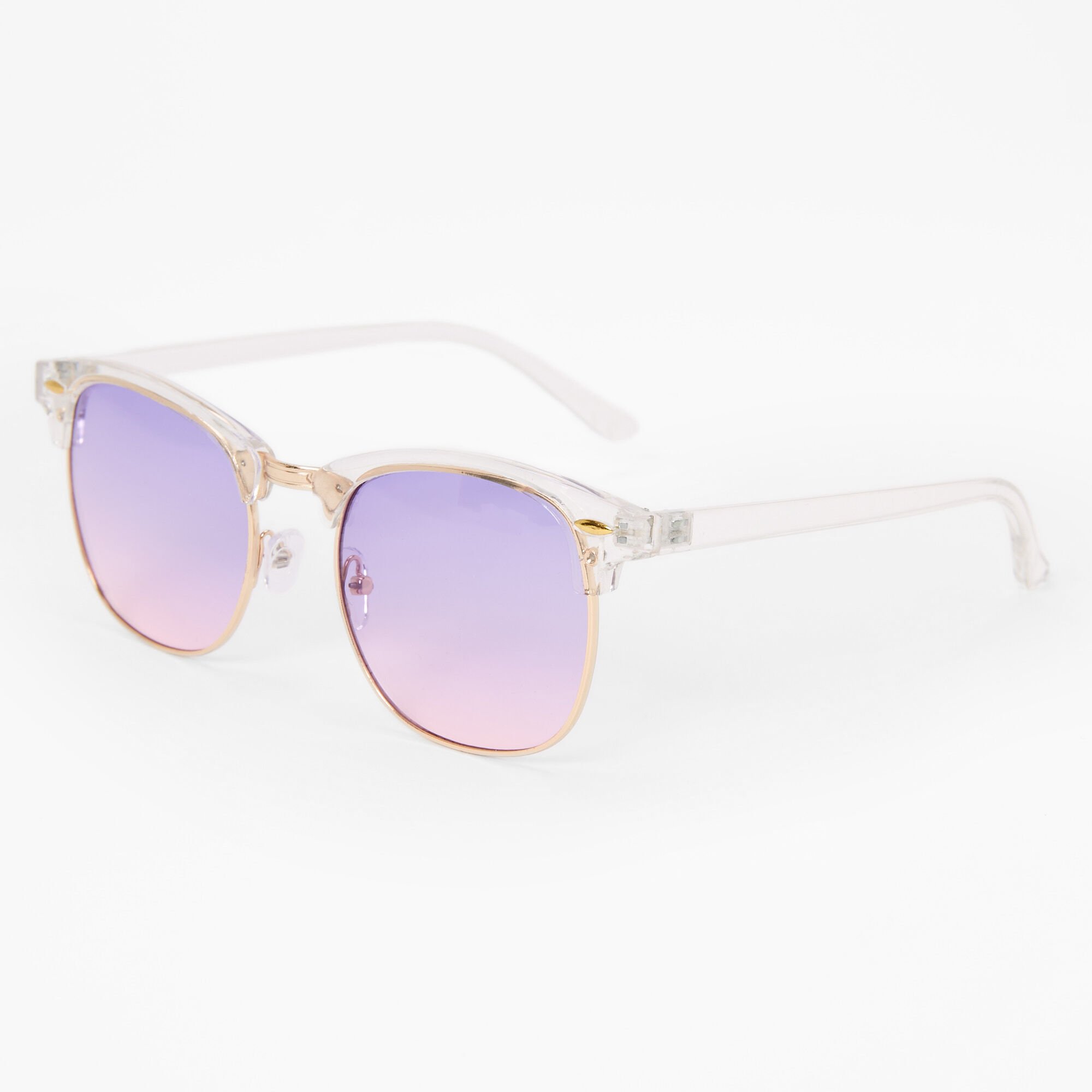 Clear retro sunglasses outlet