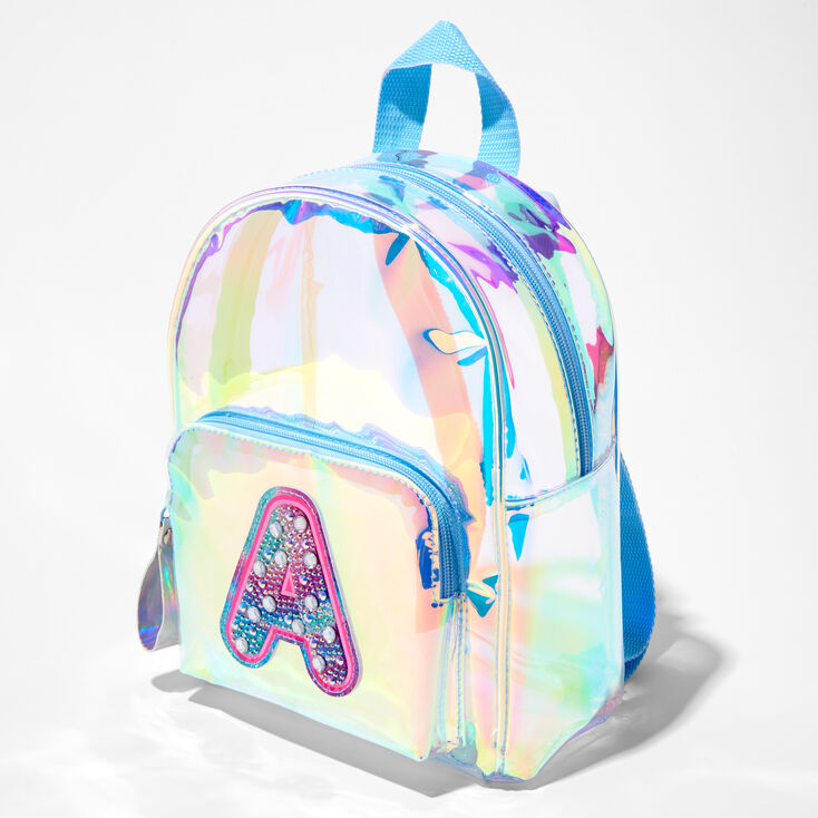 Holographic Initial Mini Backpack - A,