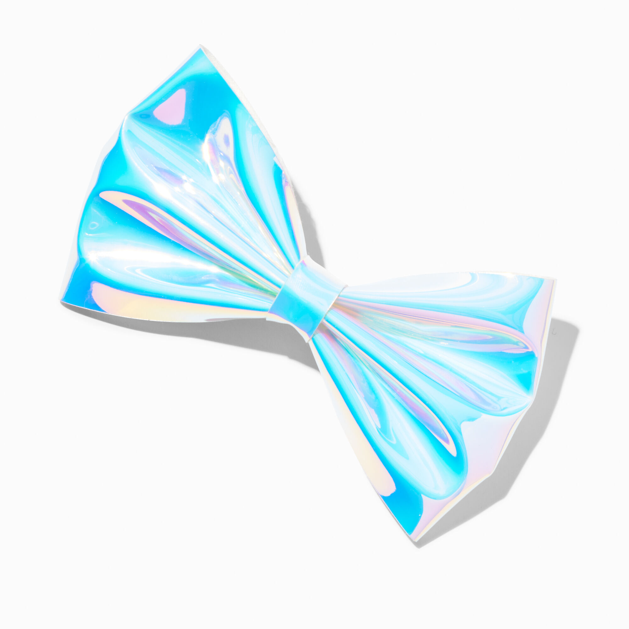 View Claires Holographic Large Hair Bow Clip information