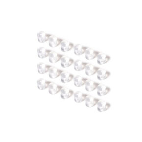 Clear Earring Stoppers - 24 Pack,