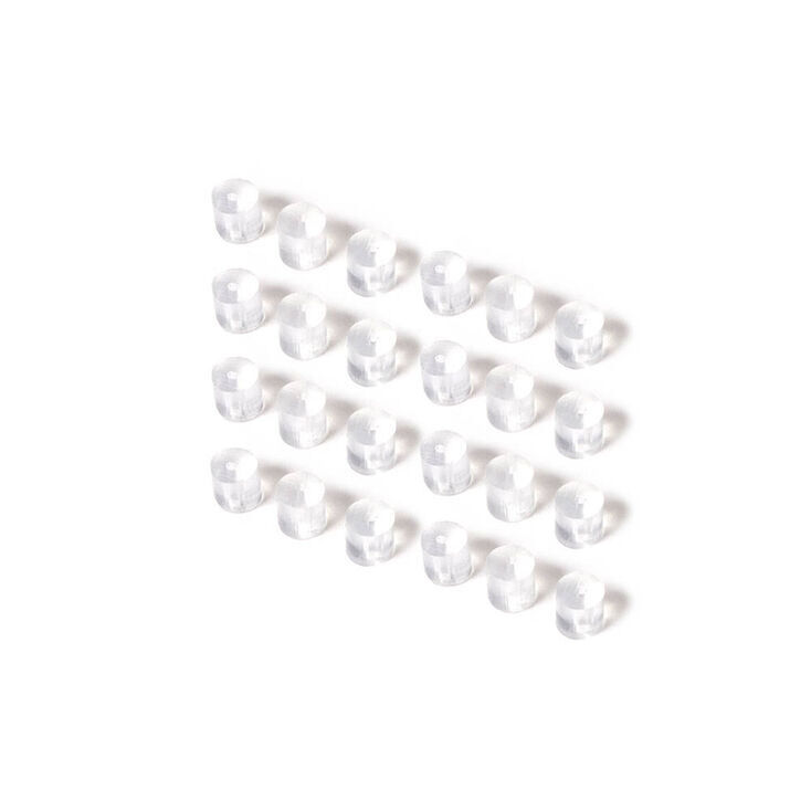 Fish Hook Stoppers - Clear, 24 Pack,