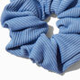 Blue &amp; Pink Ribbed Hair Scrunchies - 2 Pack,