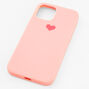 Coque de portable c&oelig;ur rose - Compatible avec iPhone&nbsp;12/12 Pro,