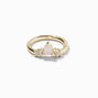 Gold 18G Vintage Opal Cartilage Clicker Earring,