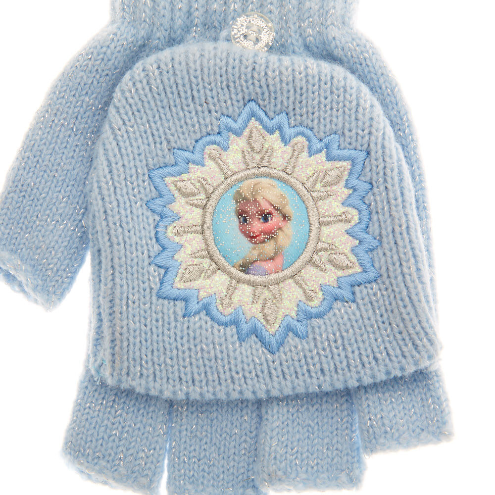 Disney© Frozen Woolly Gloves - Pale Blue,