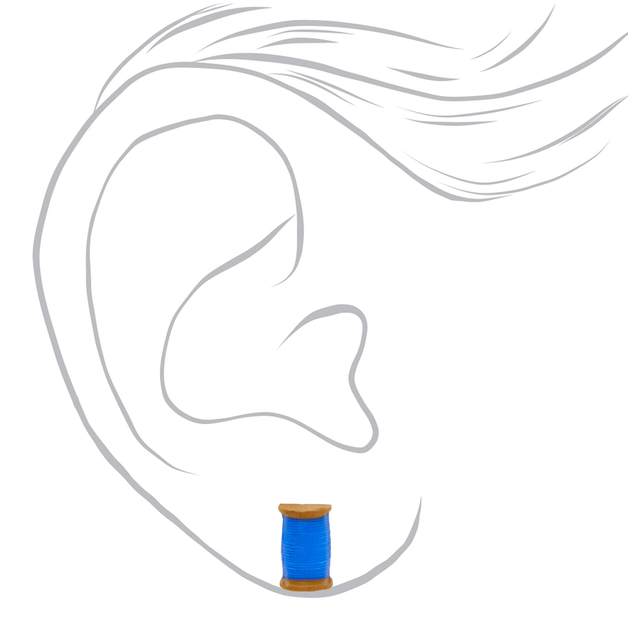 School Stud Earrings - 6 Pack,