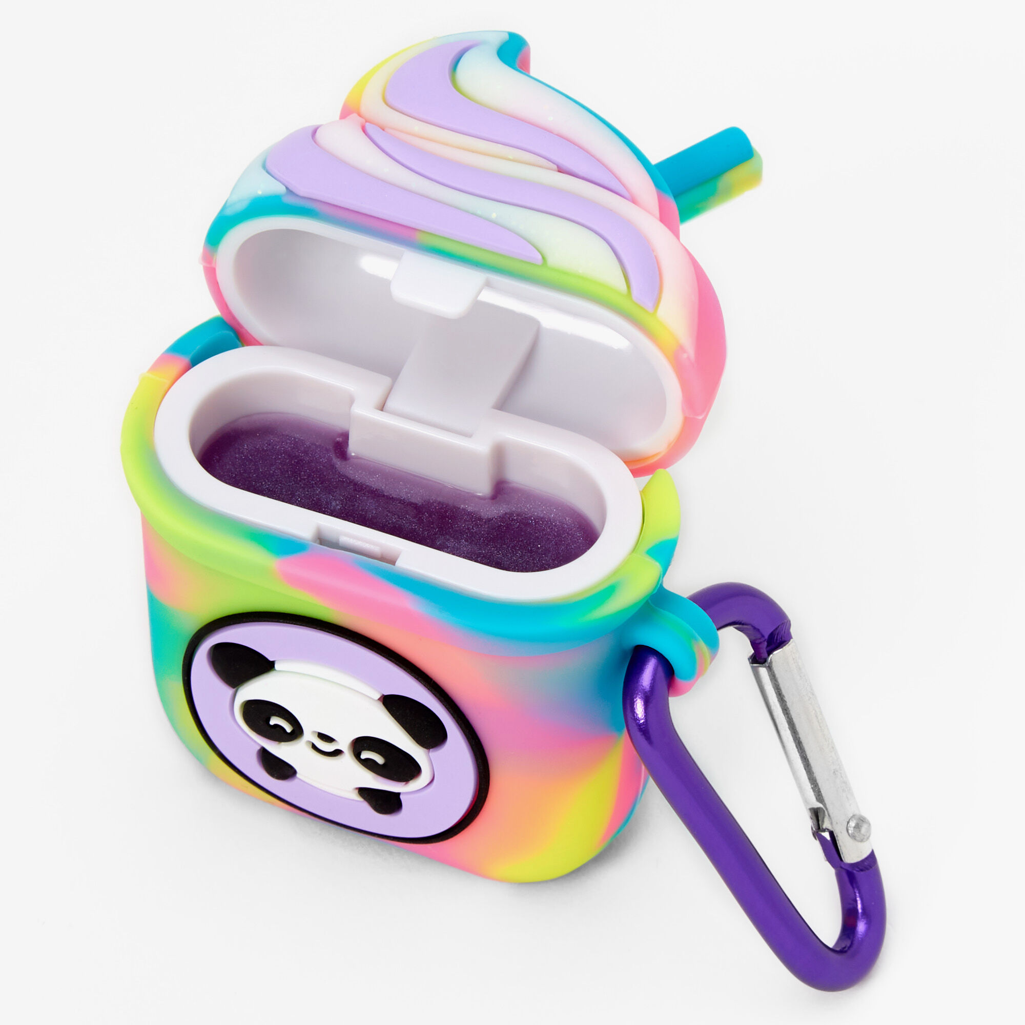 Claire's Pot de gloss porte-clés frappé tie-dye