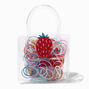 Claire&#39;s Club Mini Strawberry Purse Rainbow Hair Ties,