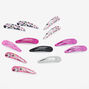 Roue de barrettes clic clac paillet&eacute;es Minnie Mouse &copy;Disney &ndash; Rose, lot de 12,