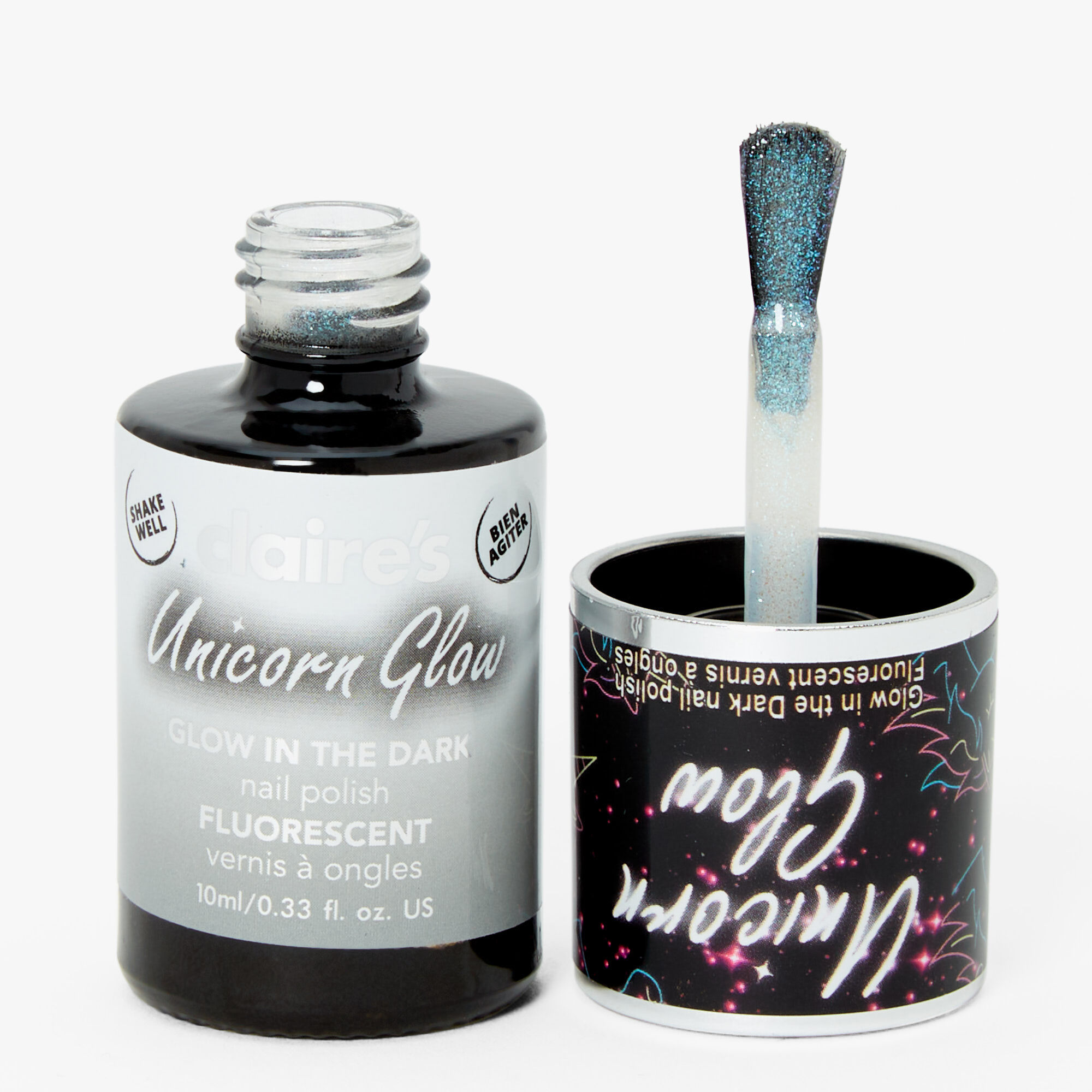 Unicorn Glow In The Dark Nail Polish White Claire s