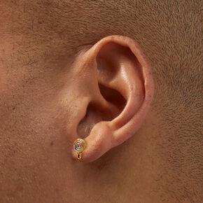 C LUXE by Claire&#39;s 18kt Gold Plated Lollipop Stud Earrings,