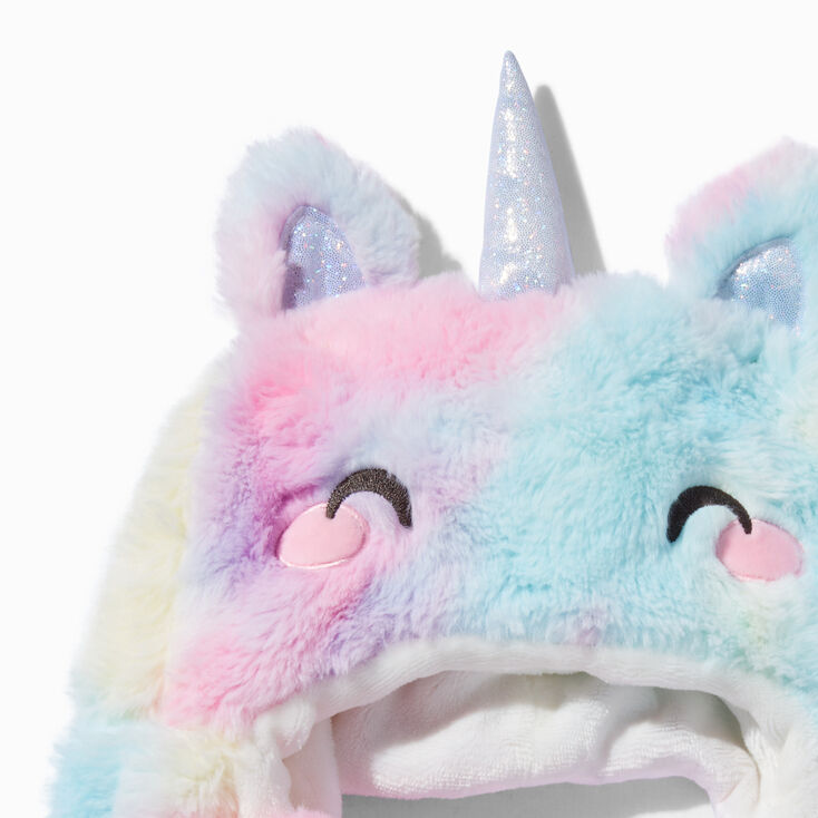 Claire&#39;s Club Fuzzy Unicorn Headscarf,