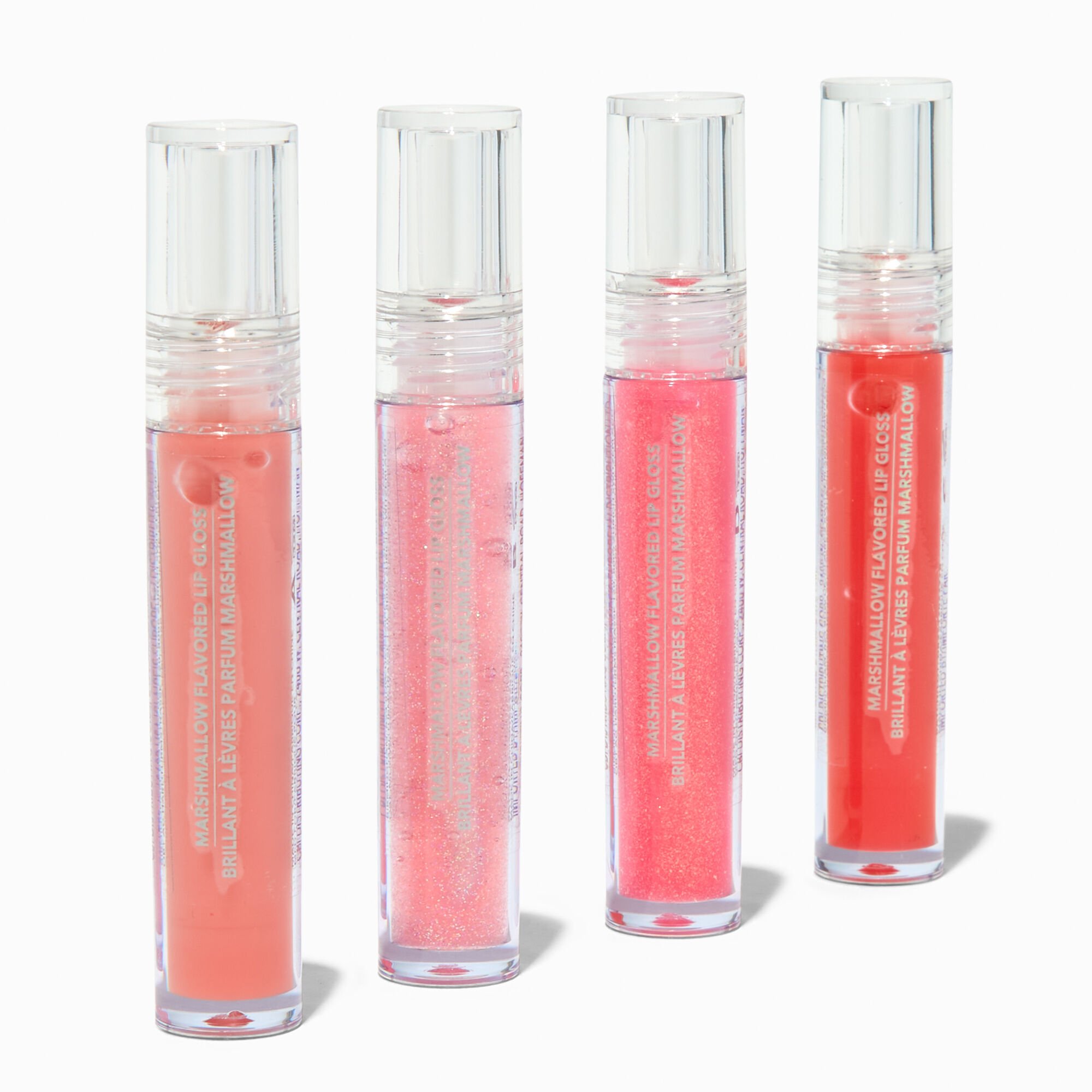 View Claires Peachy Scented Lip Gloss Set 4 Pack information