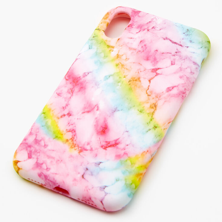 Pastel Rainbow Marble Phone Case - Fits iPhone XR,