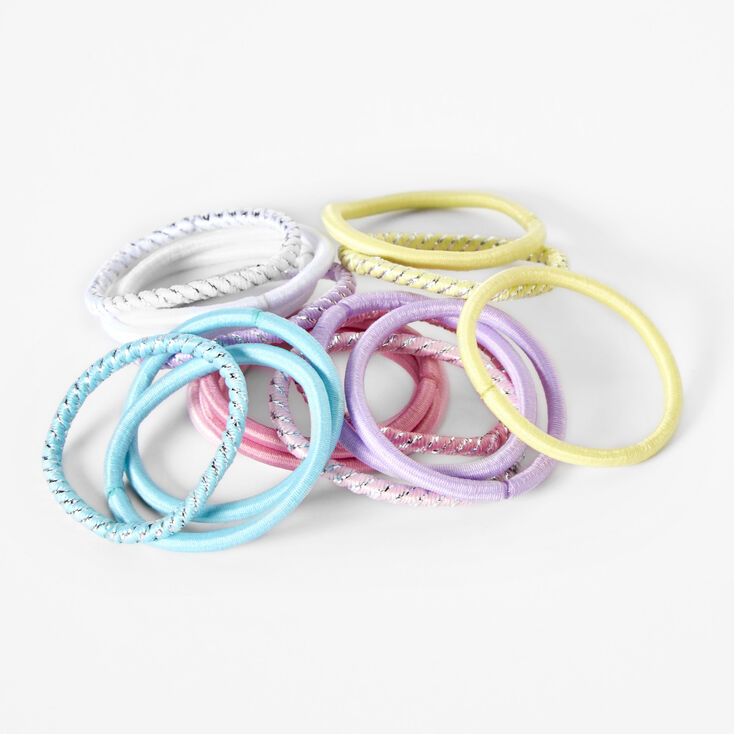 &Eacute;lastiques en lurex pastel Claire&#39;s&nbsp;Club - Lot de 18,