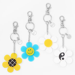Best Friends Happy Daisy Keychains - 4 Pack,