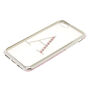 Pink Stone A Initial Phone Case,